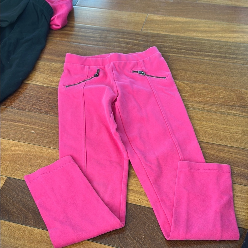Old Navy Pink Leggings with Wide Waistband and Full Length